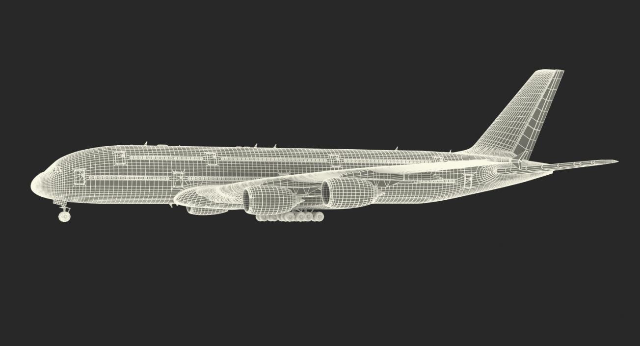 Airbus A380-1000 Air France 3D